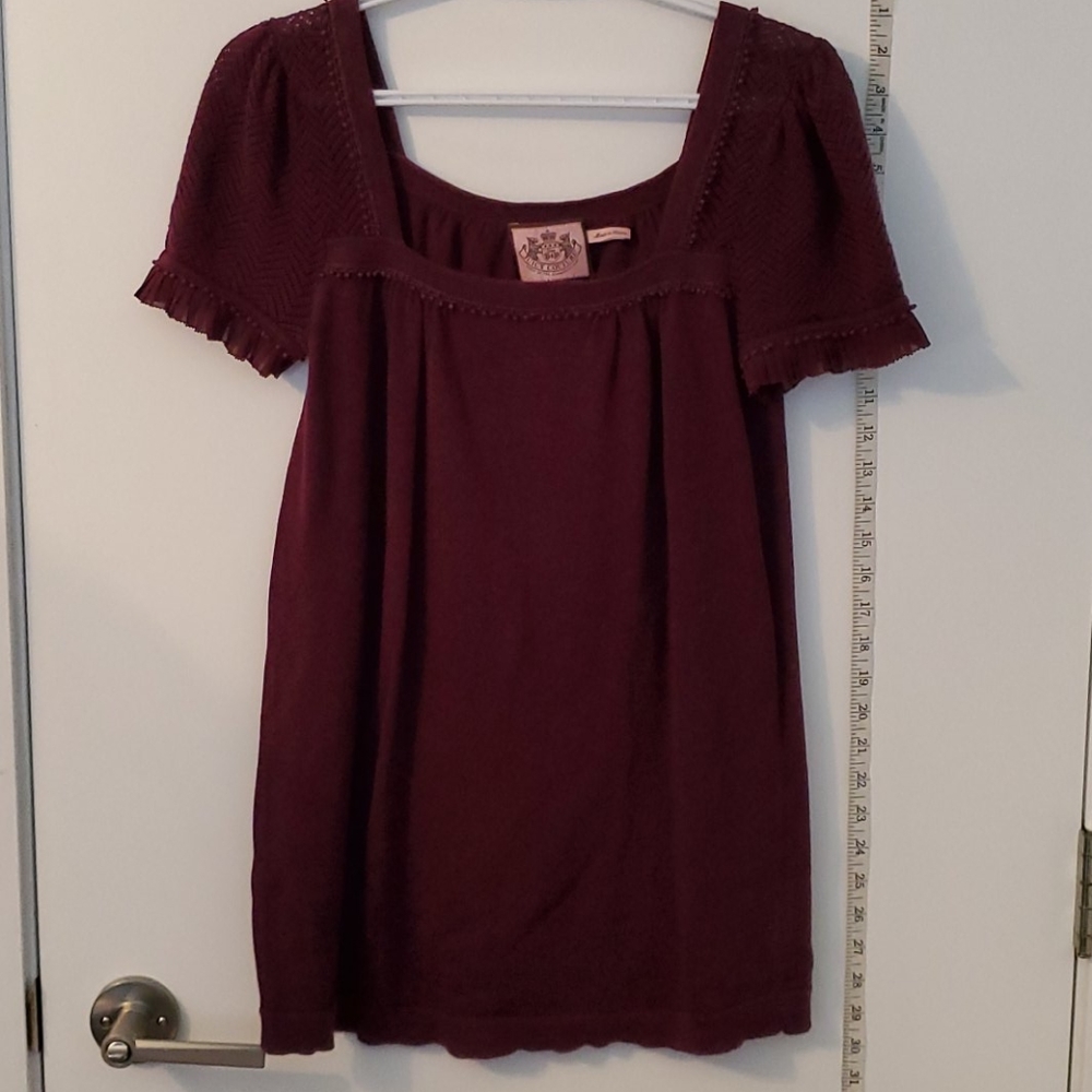 EUC Purple Juicy Couture Top